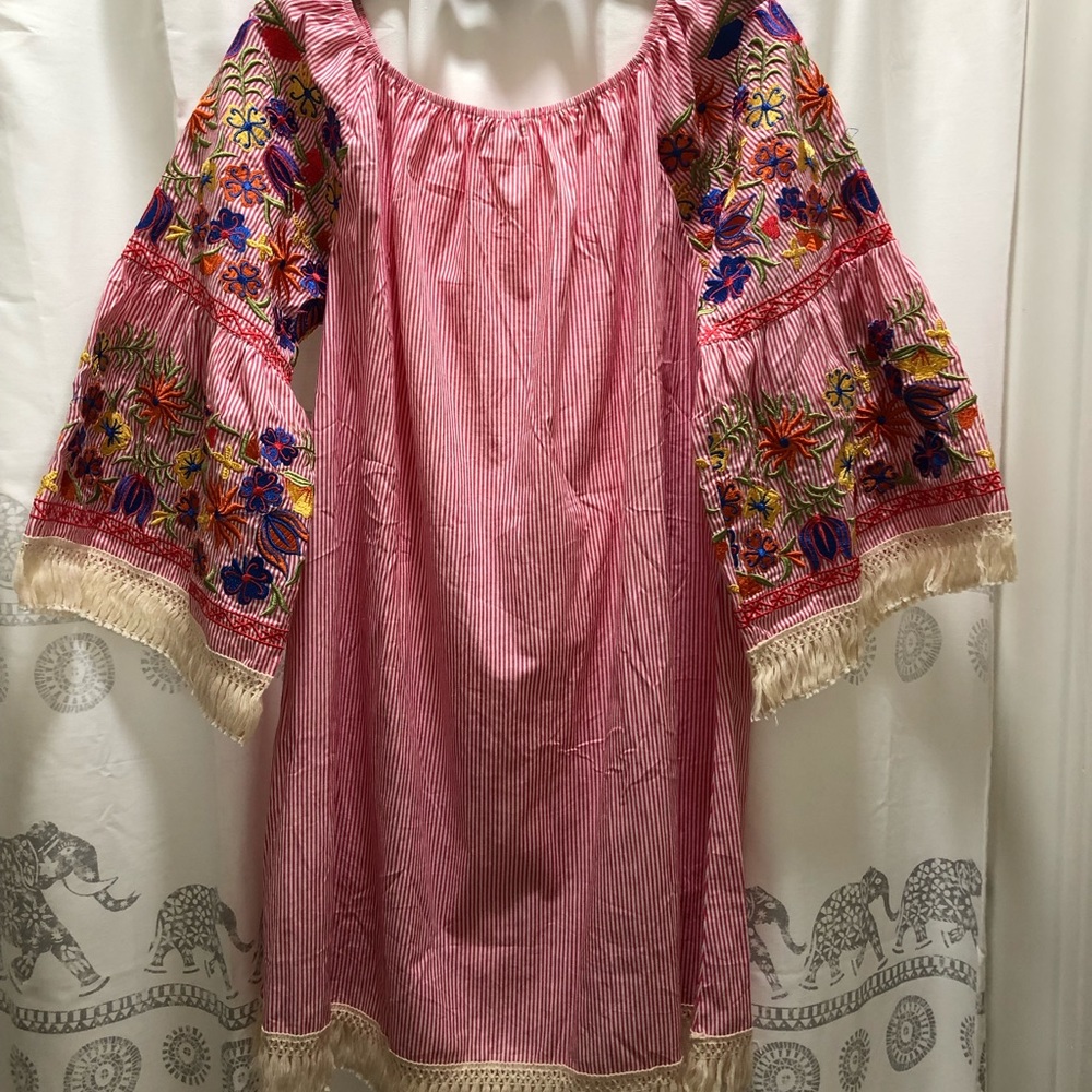Women’s New Embroidered Dress. Never Worn.
